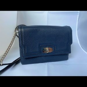 Navy blue Rebecca Minkoff crossbody bag